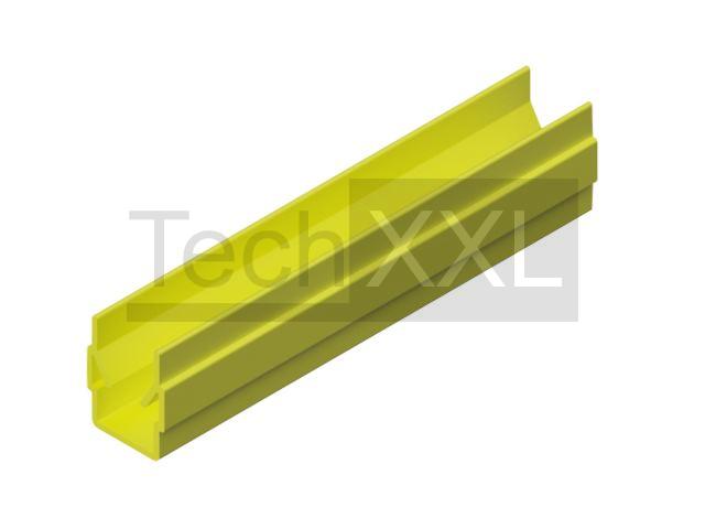 Abdeck-u.Einfassprofil 12 gelb 2000mm